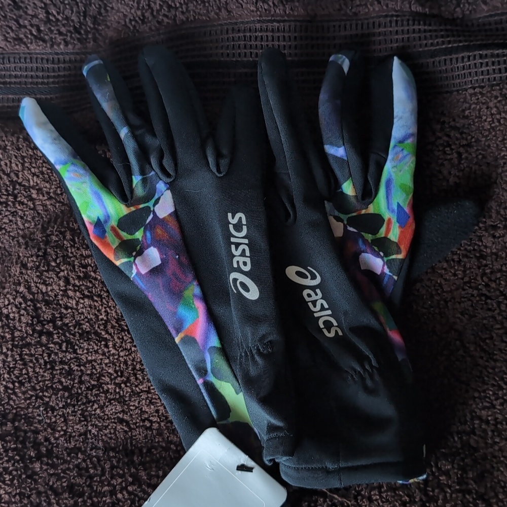 Asics women's running gloves size M/L